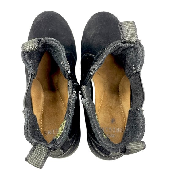 Earth Origins Womens Roxana Black Suede Elastic Block Heel Ankle Bootie Size 6M - Picture 6 of 12